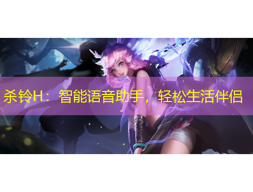 杀铃H：智能语音助手，轻松生活伴侣