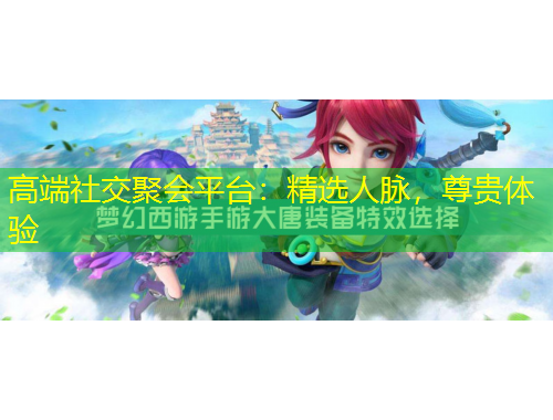 高端社交聚会平台：精选人脉，尊贵体验