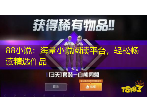 88小说：海量小说阅读平台，轻松畅读精选作品