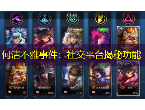 何洁不雅事件：社交平台揭秘功能