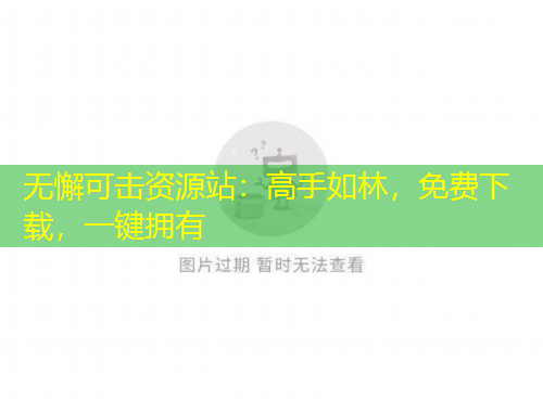 无懈可击资源站：高手如林，免费下载，一键拥有