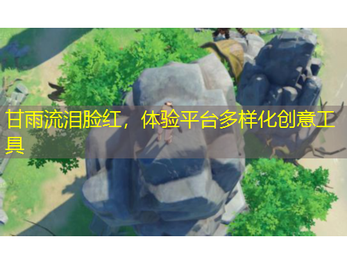 甘雨流泪脸红，体验平台多样化创意工具